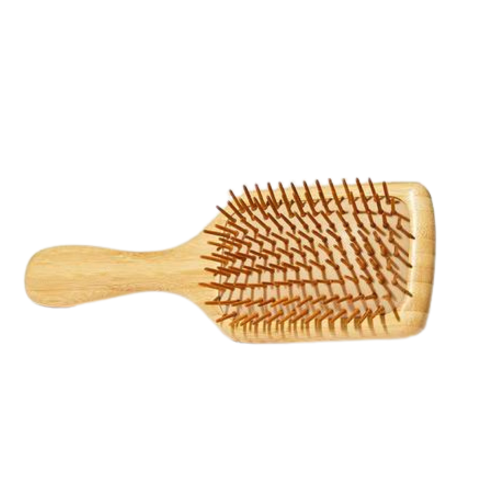 Natural Bamboo Hair Brush - Image 3