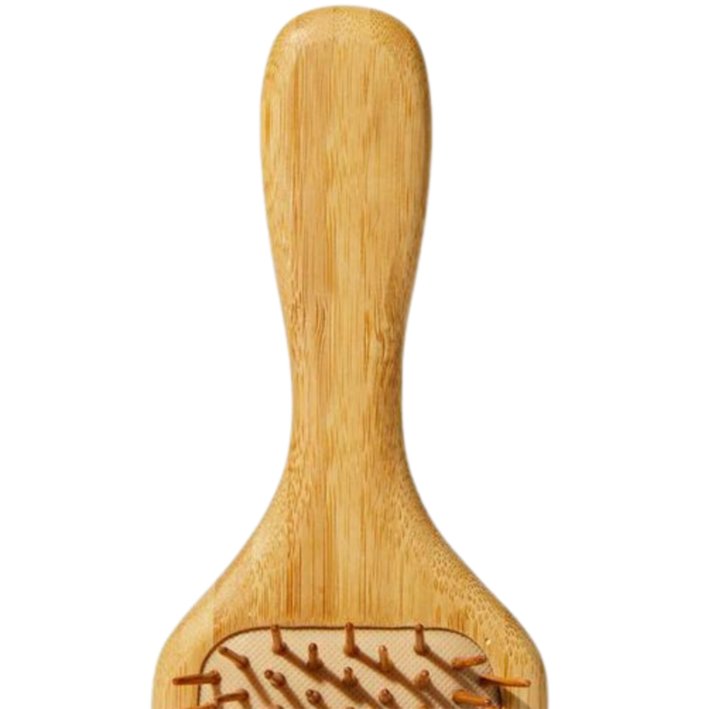 Natural Bamboo Hair Brush - Image 4