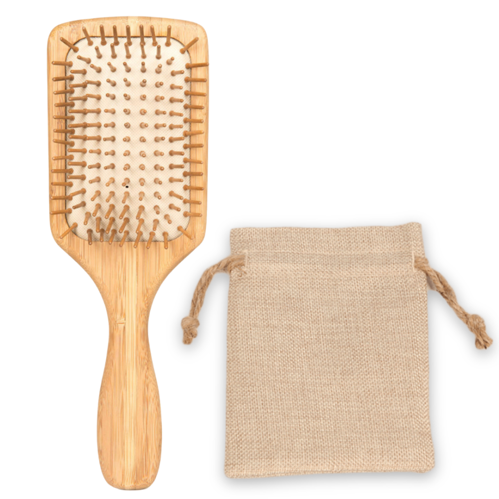 Natural Bamboo Hair Brush - Image 2